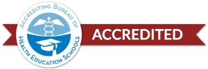 Accrediting Bureau of health education schools badge